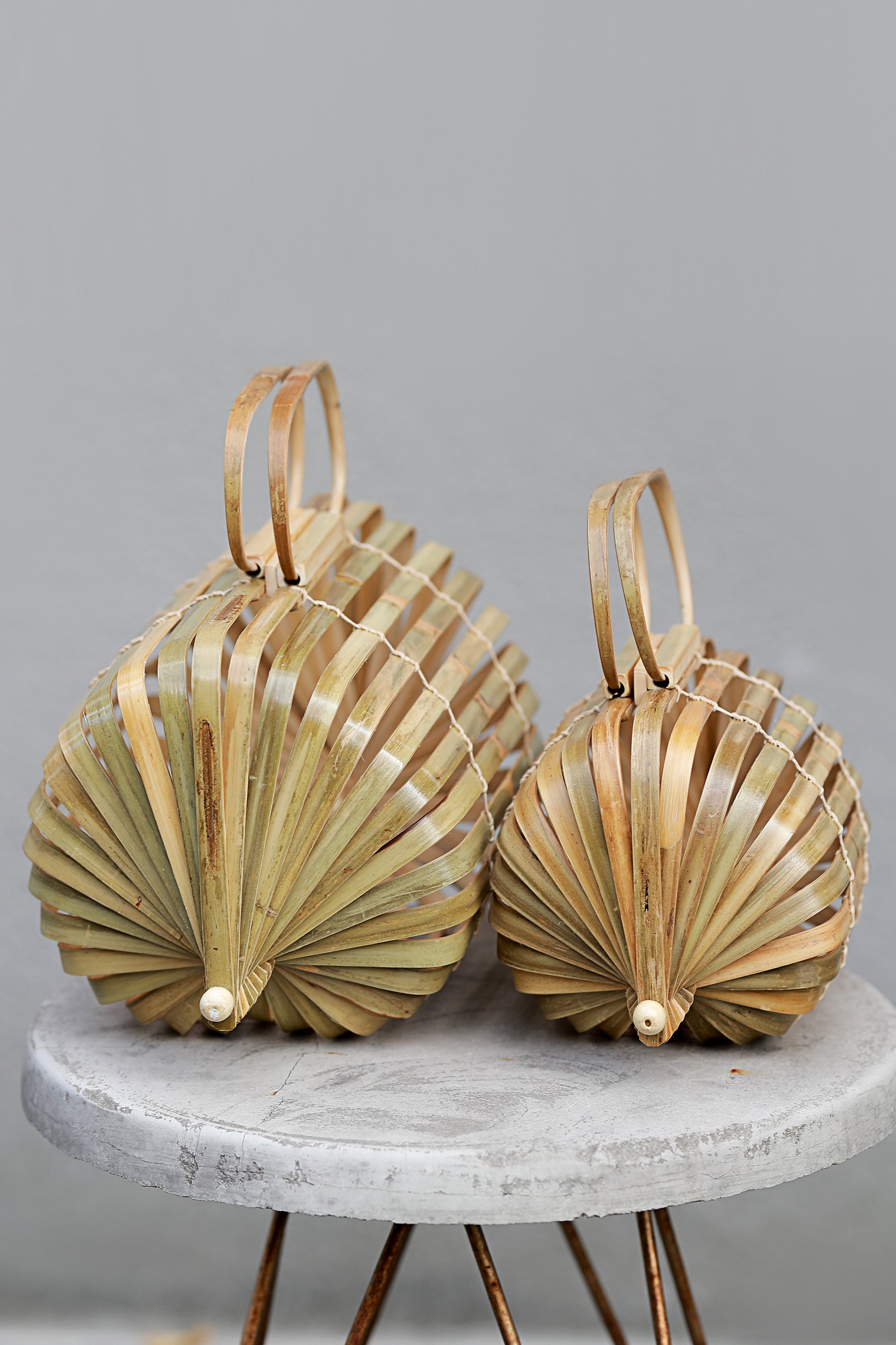 あけび籠　パン籠 The Accordion Bamboo Bag - Large – The Pankou